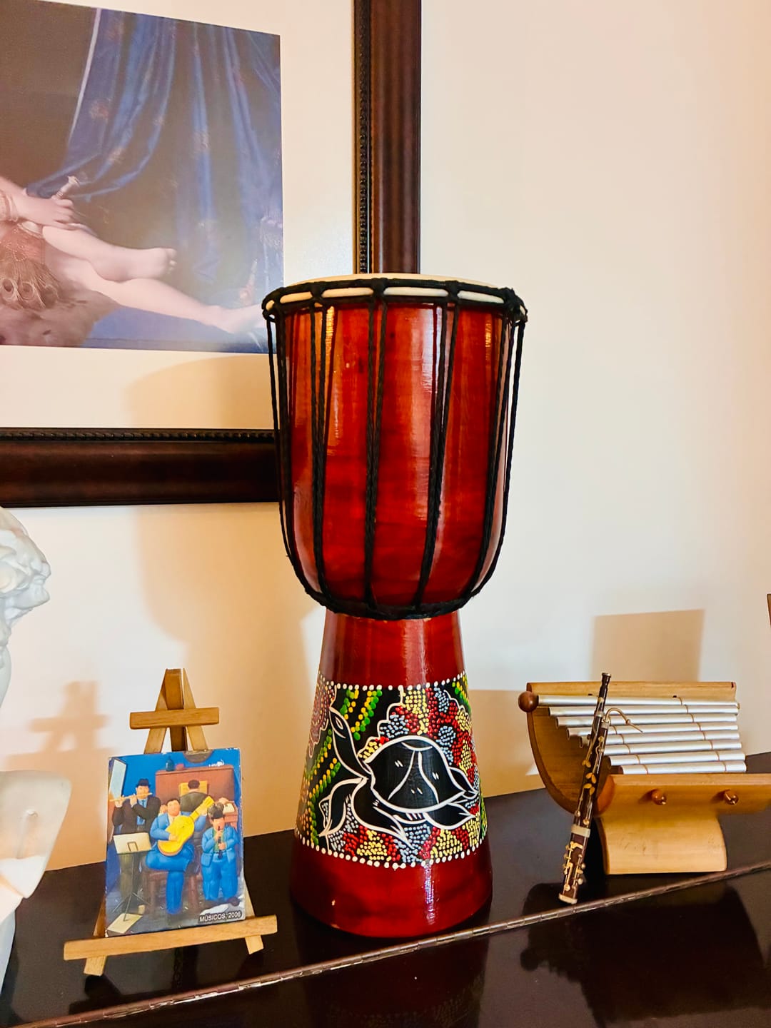 Customer photo review of Tambor Africano Djembê 40cm - Bali