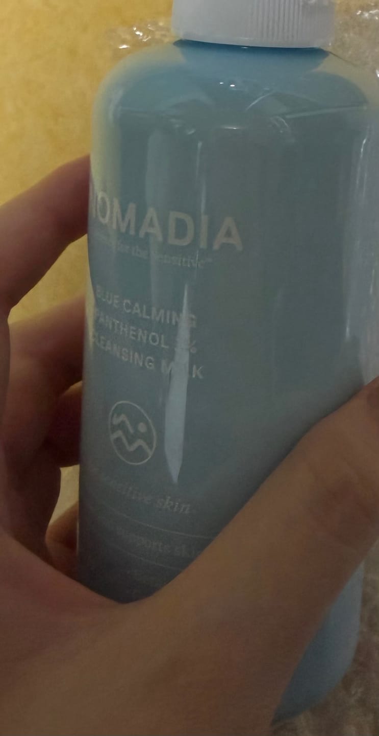 Customer photo review of Nomadia Blue Calming Panthenol 1% Cleansing Milk 190ml
