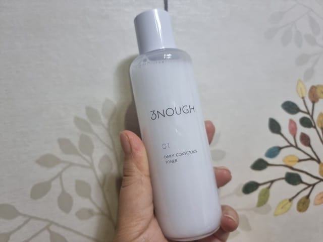 Customer photo review of 3NOUGH Daily Conscious Toner 155ml