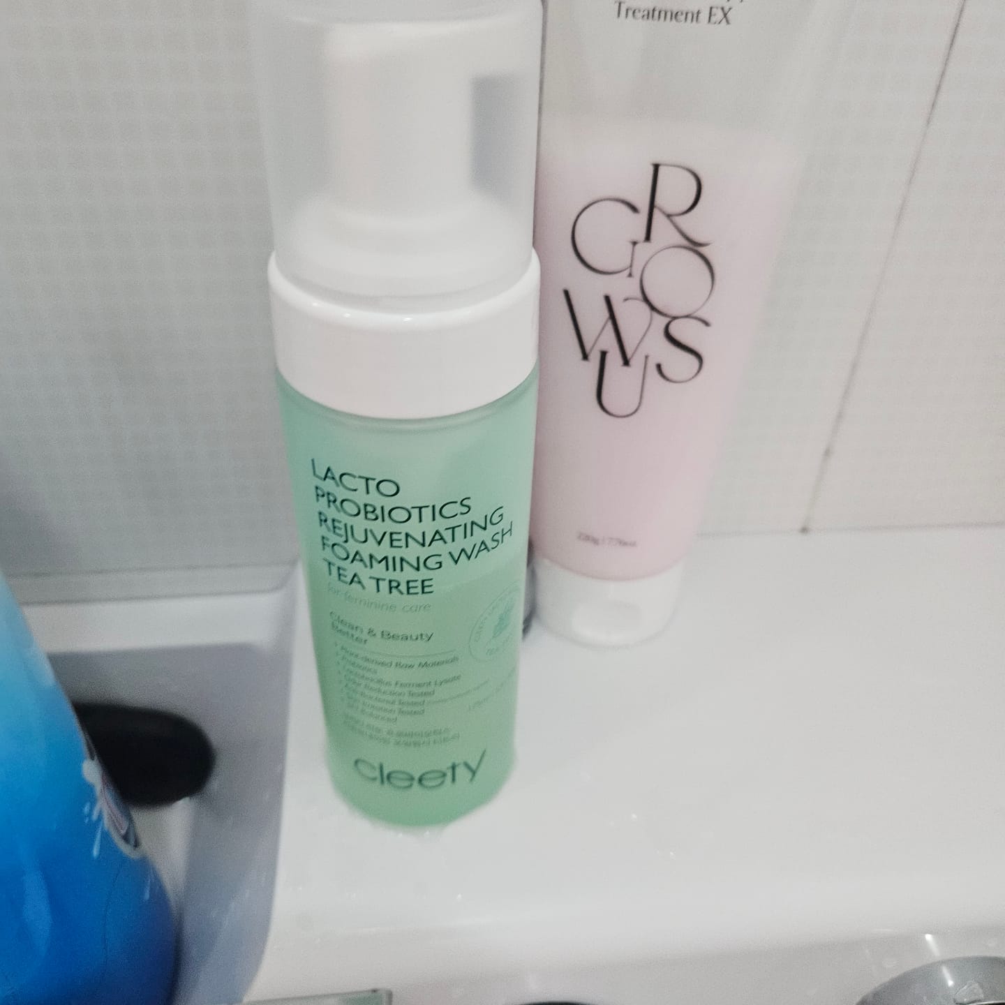 Customer photo review of cleety Lacto Probiotics Rejuvenating Foaming Wash Tea Tree 175ml