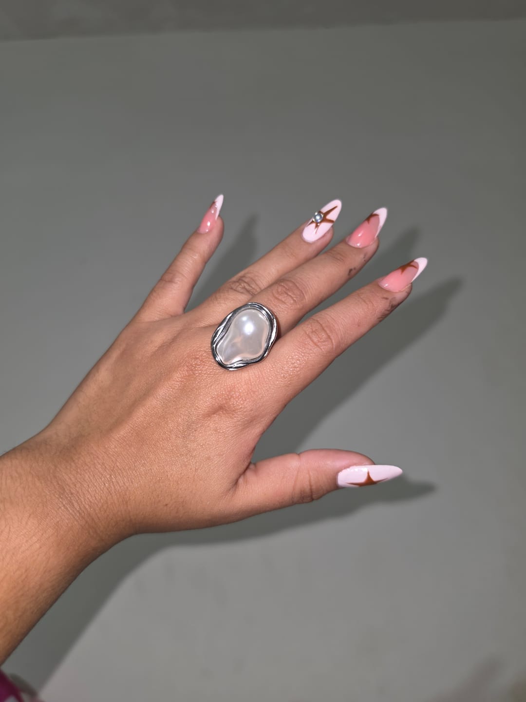 Customer photo review of Anillo Ajustable Renna Plata