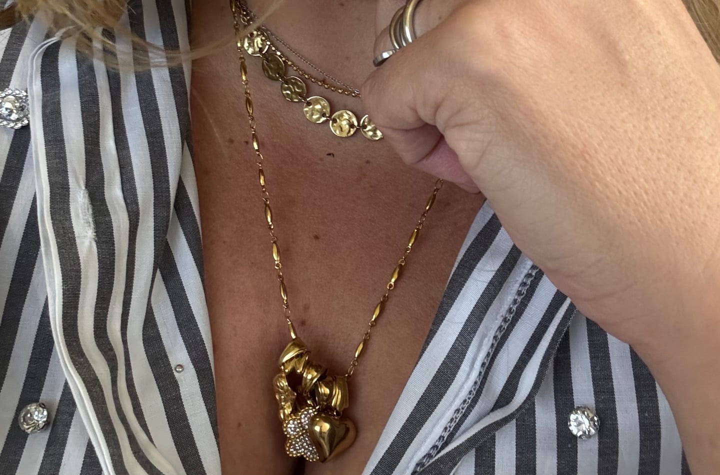 Customer photo review of Ciondolo "Cuore mio"