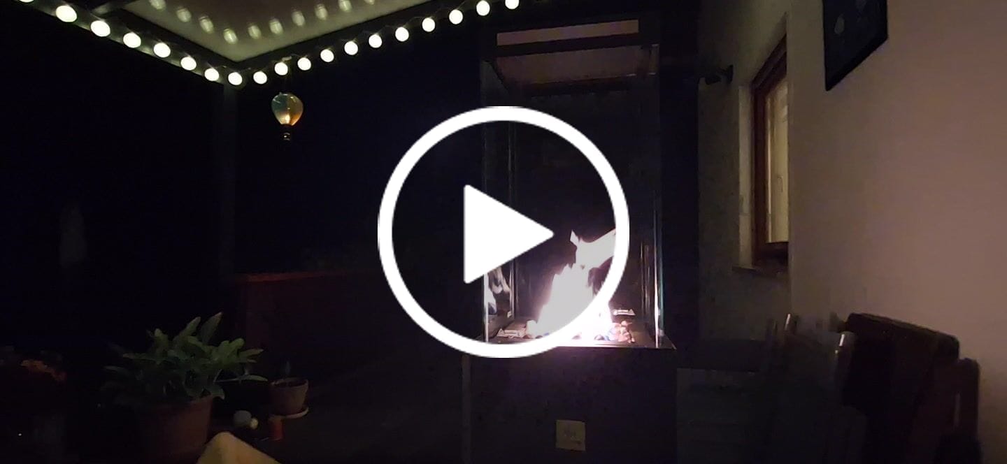 Customer video review of Gartenzeit® Gas-Terrassenheizer mit Glaszylinder inkl. Abdeckung