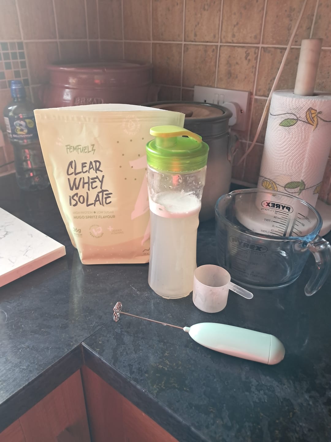Customer photo review of Clear Whey Isolate Protein