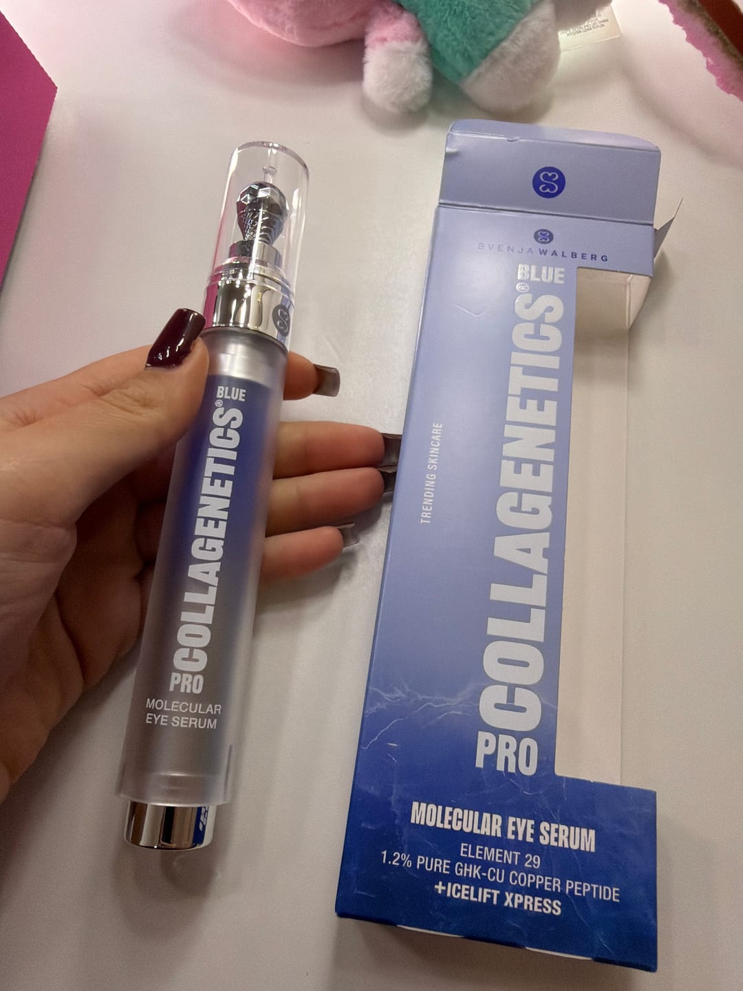 Customer photo review of BLUE COLLAGENETICS® PRO