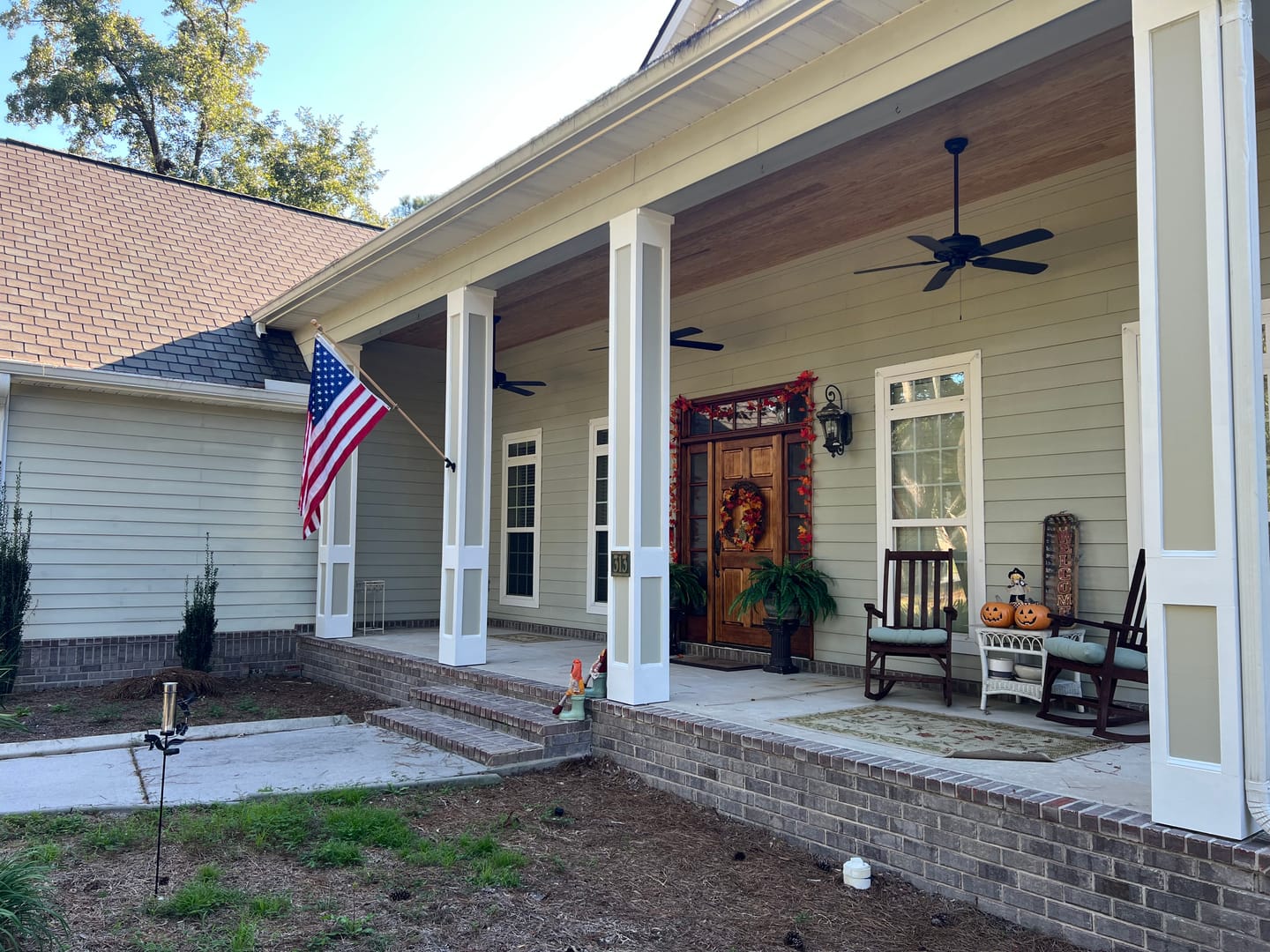 Customer photo review of 3' x 5' American Flag Set