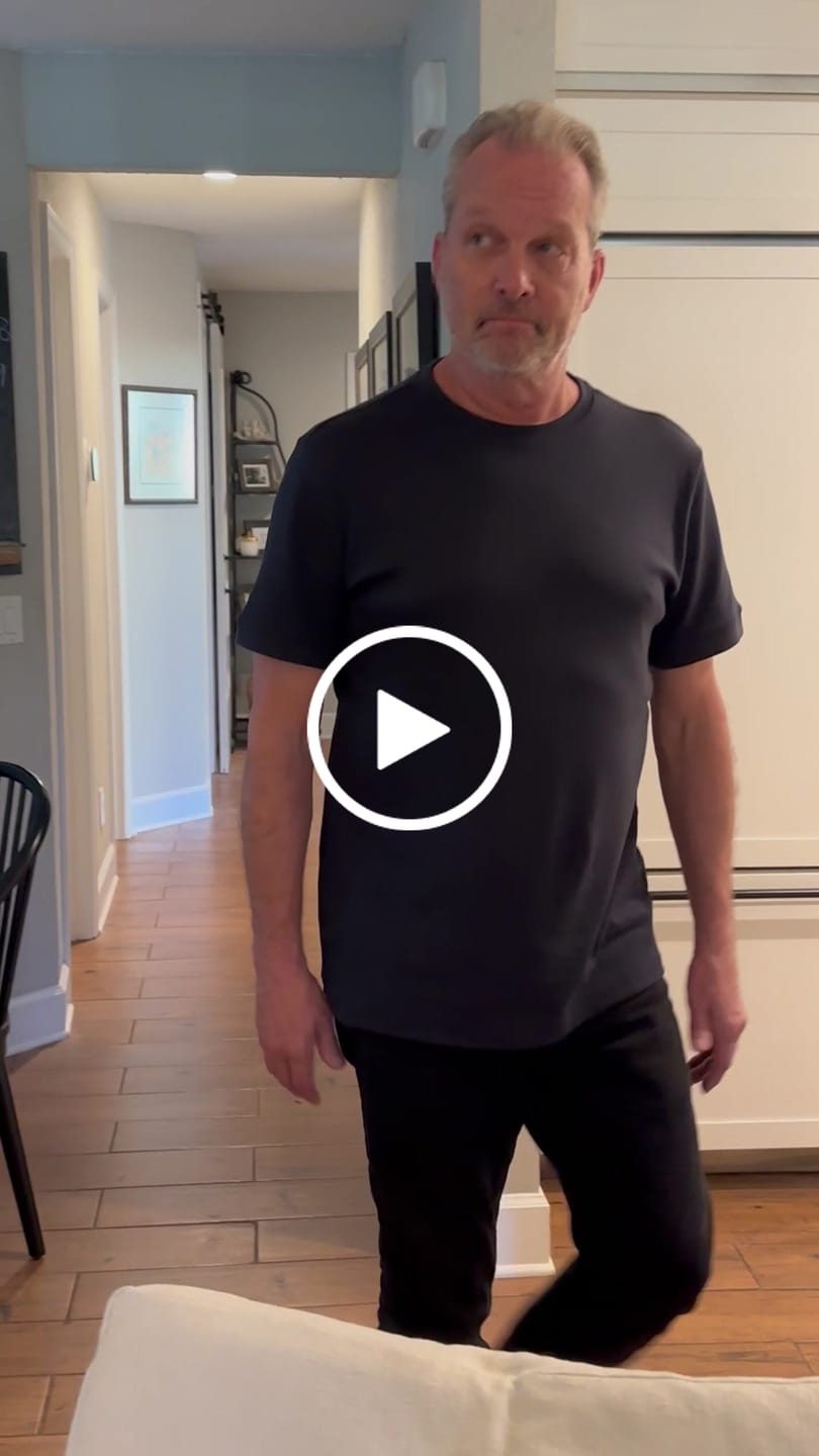 Customer video review of Crewneck T-Shirt