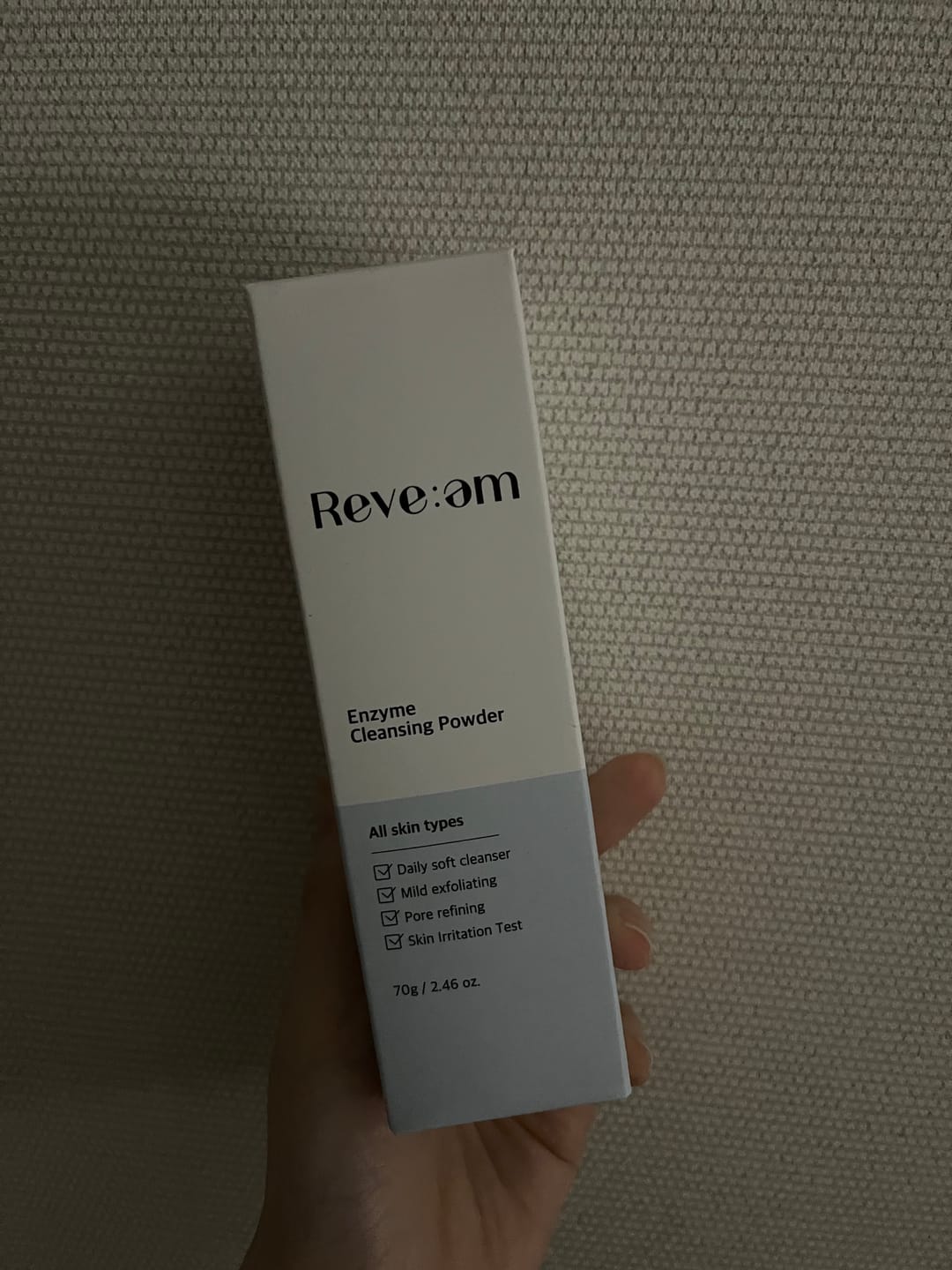 Customer photo review of Reve:am Enzyme Cleansing Powder 70g