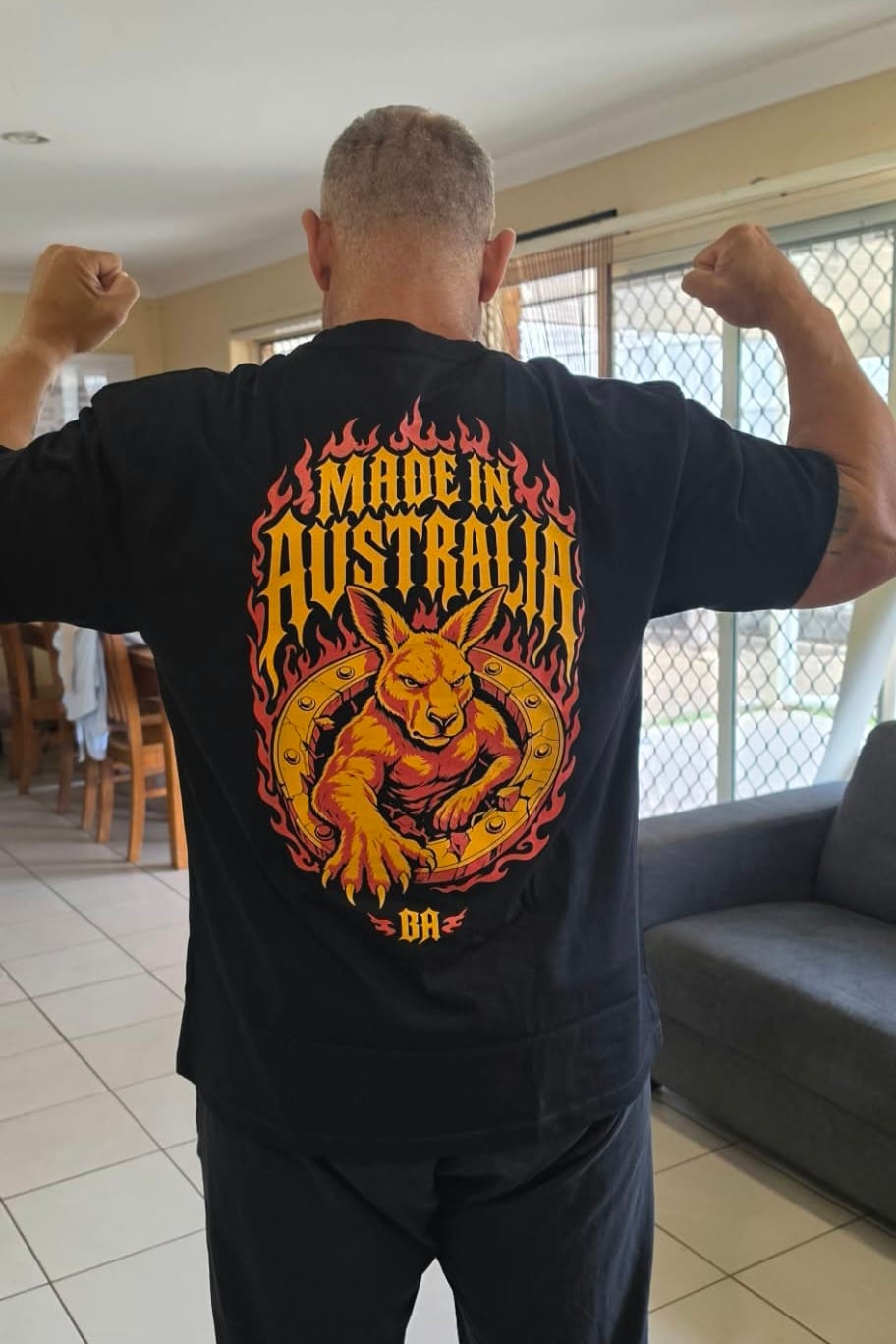 Customer photo review of Made In Australia Tee