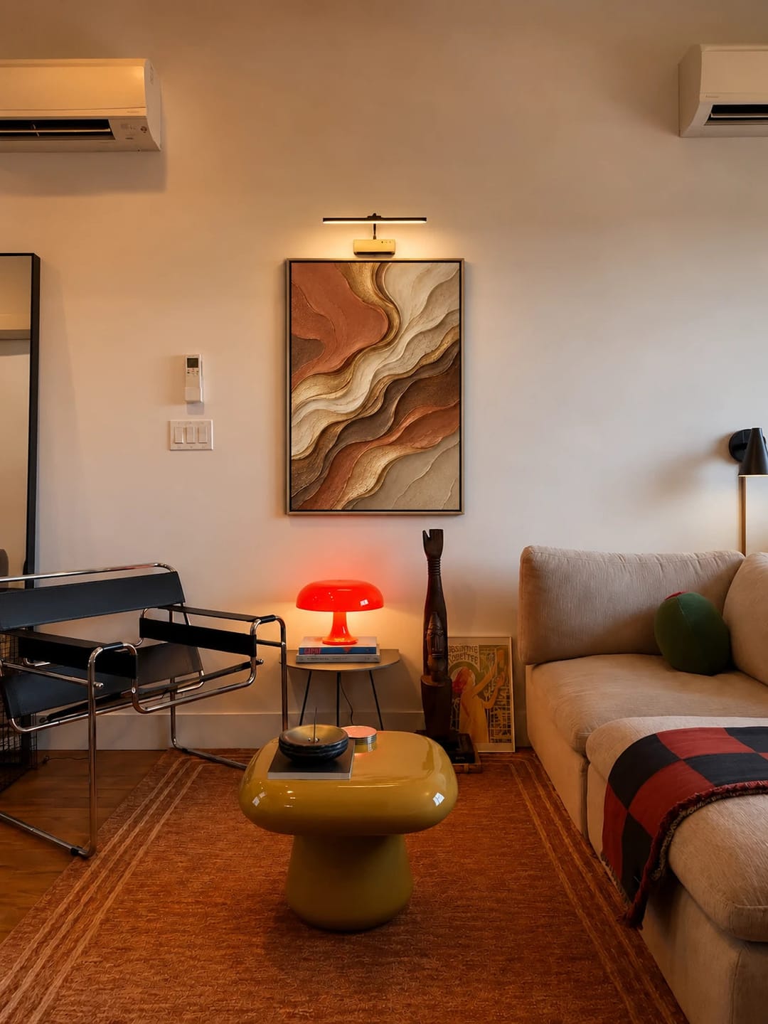 Customer photo review of Textured & Impasto Art｜Flowing Terracotta Elegance