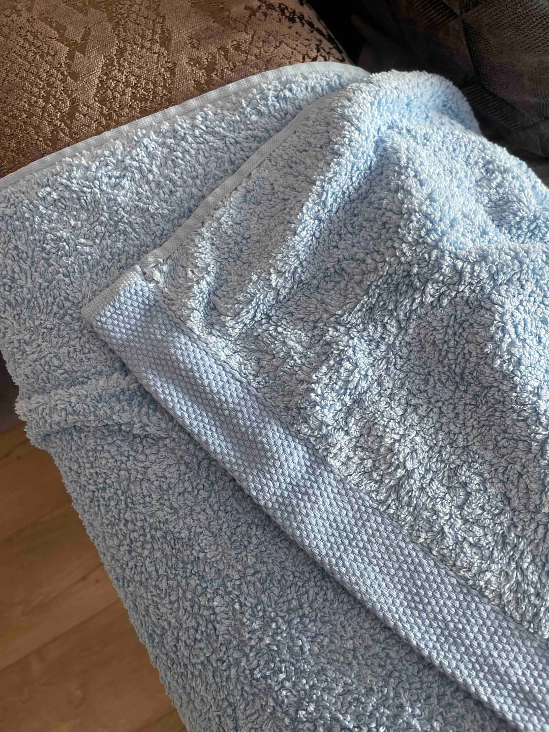 Customer photo review of Comfort Banyo Havlusu 70x130 cm Mavi