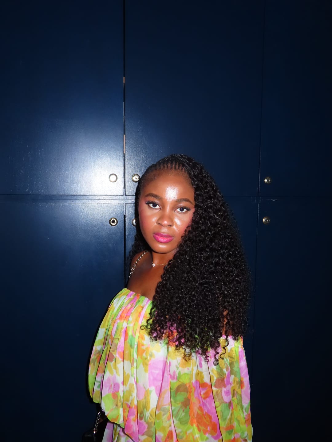 Customer photo review of Ywigs Burmese Water Curly Human Crochet Hair