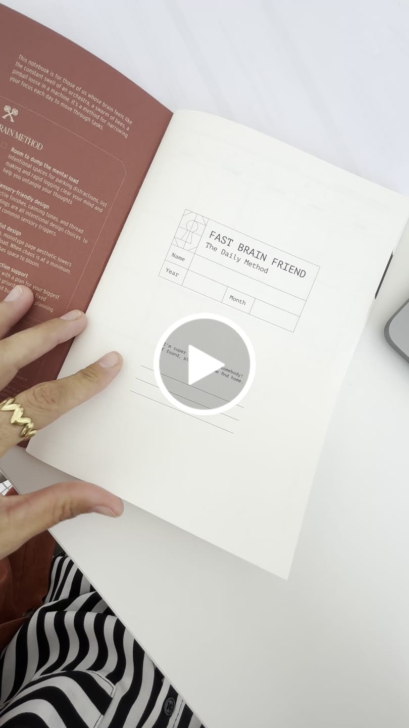 Customer video review of Fast Brain Friend - Terracotta