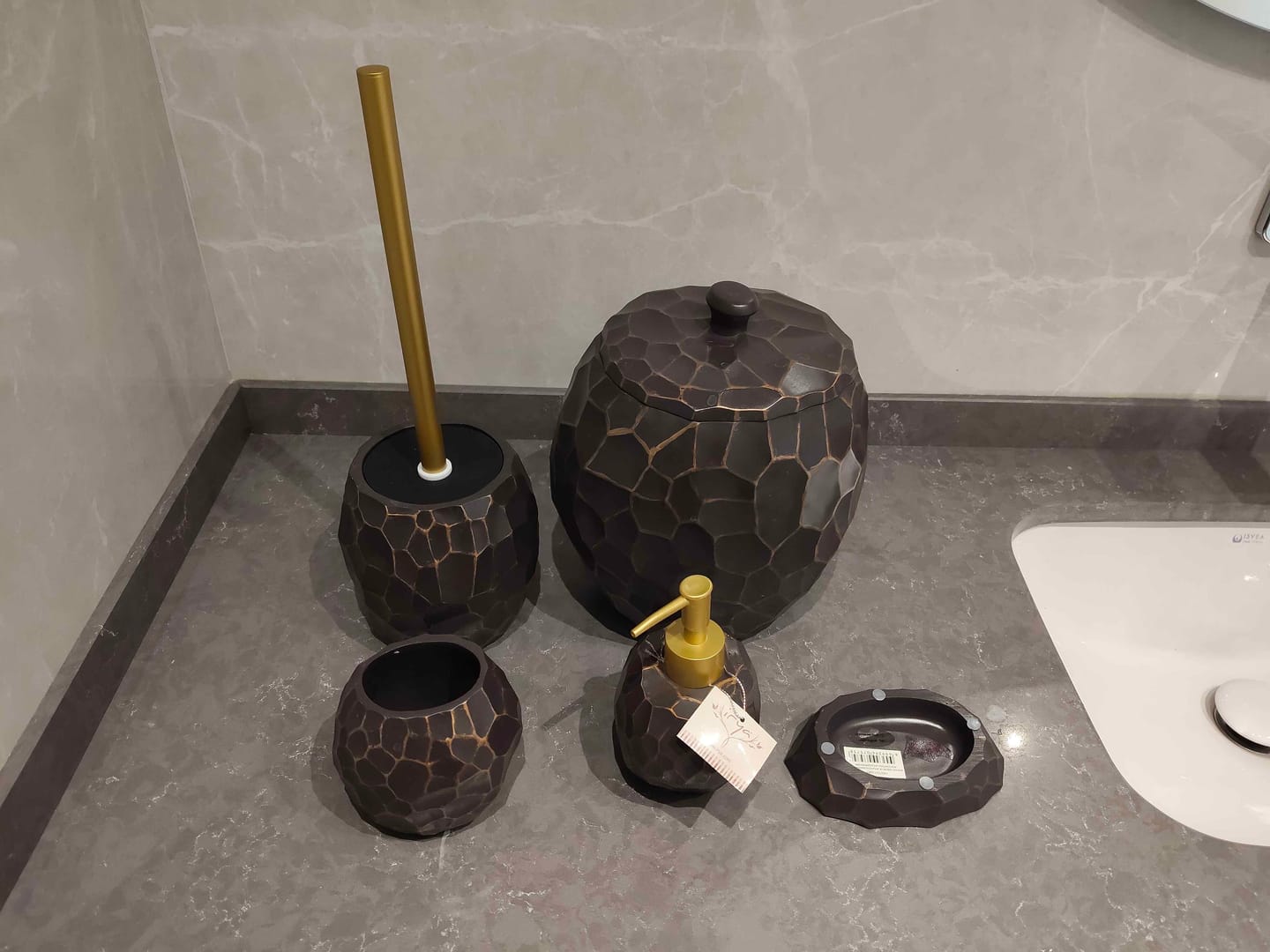 Customer photo review of Jayla 5 Parça Banyo Seti