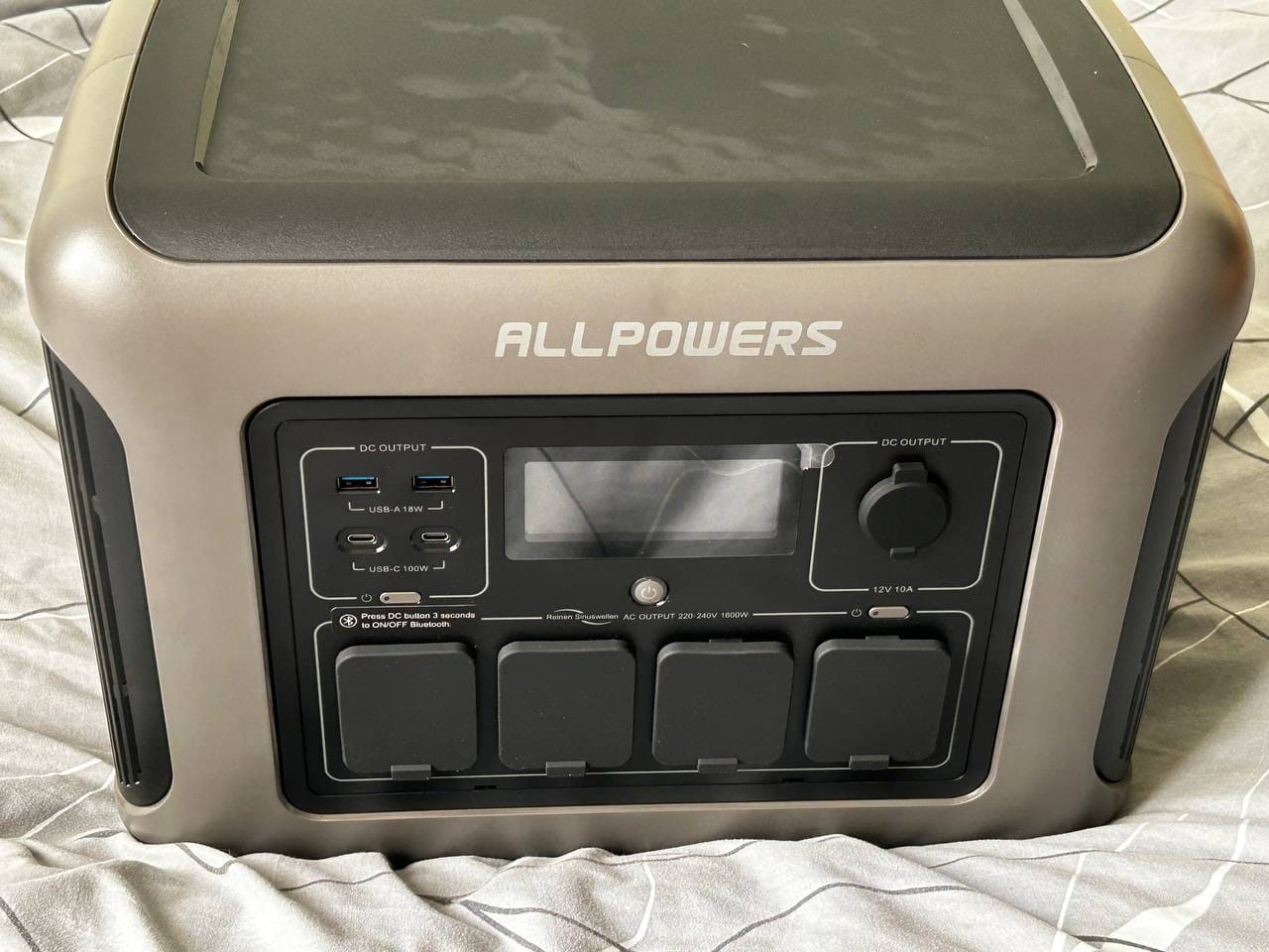 Customer photo review of ALLPOWERS R1500 LITE Portable Power Station 1600W 1056Wh