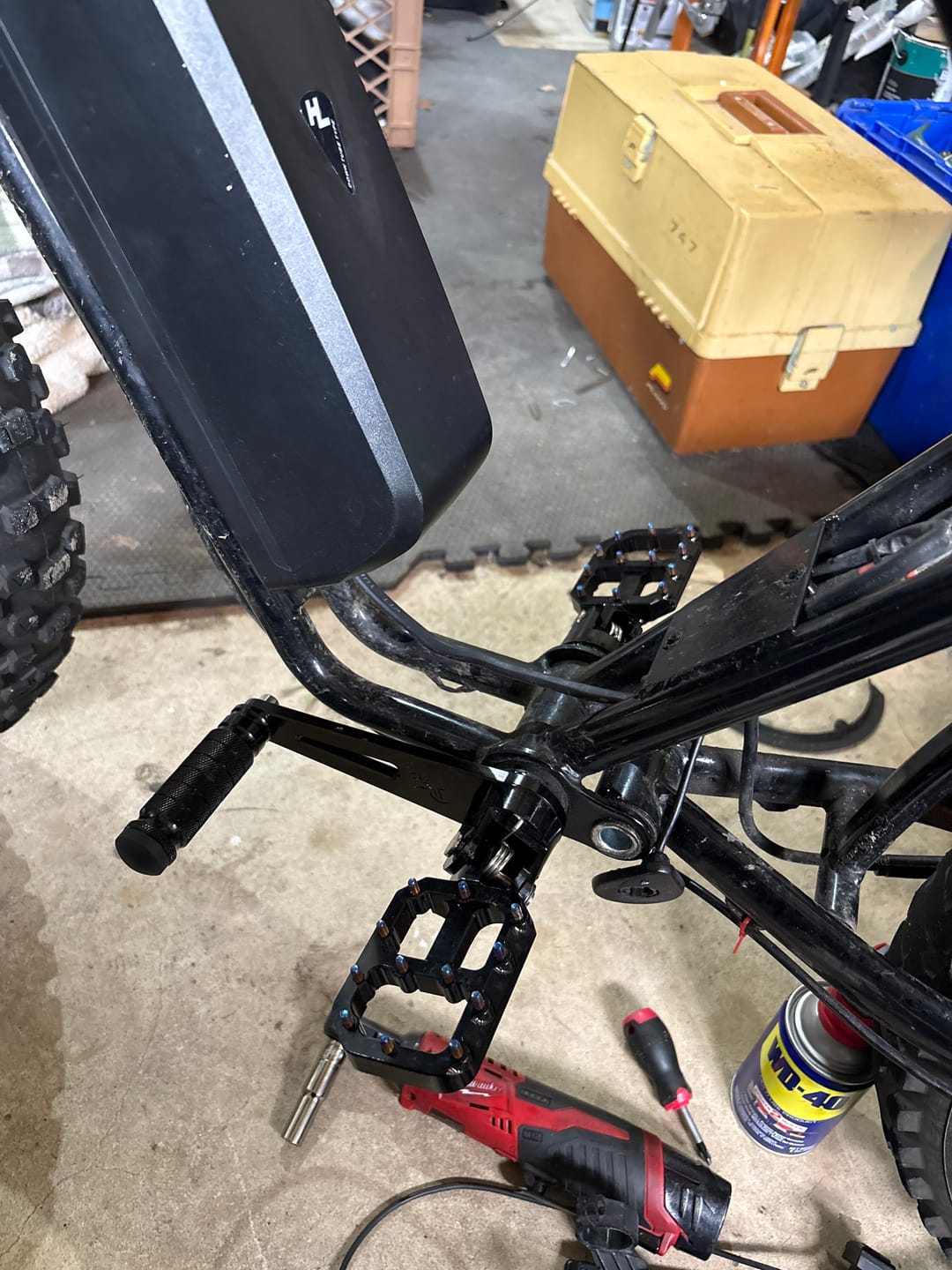 Customer photo review of V2 E-bike Peg Kit