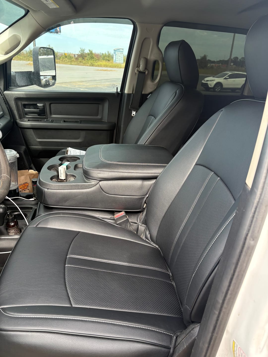 Customer photo review of 2009+ Dodge Ram Classic Leather Seat Covers