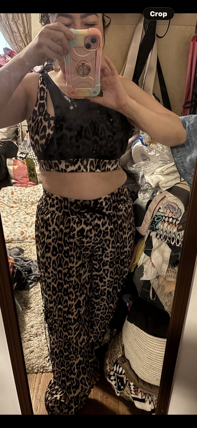 Customer photo review of Rock 'n' Roll Woven Long Cargo Pants