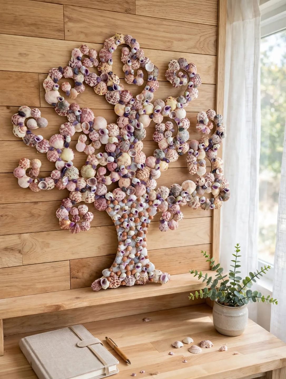 Customer photo review of Unfinished Wood Swirly Tree Shape - Craft - up to 46"