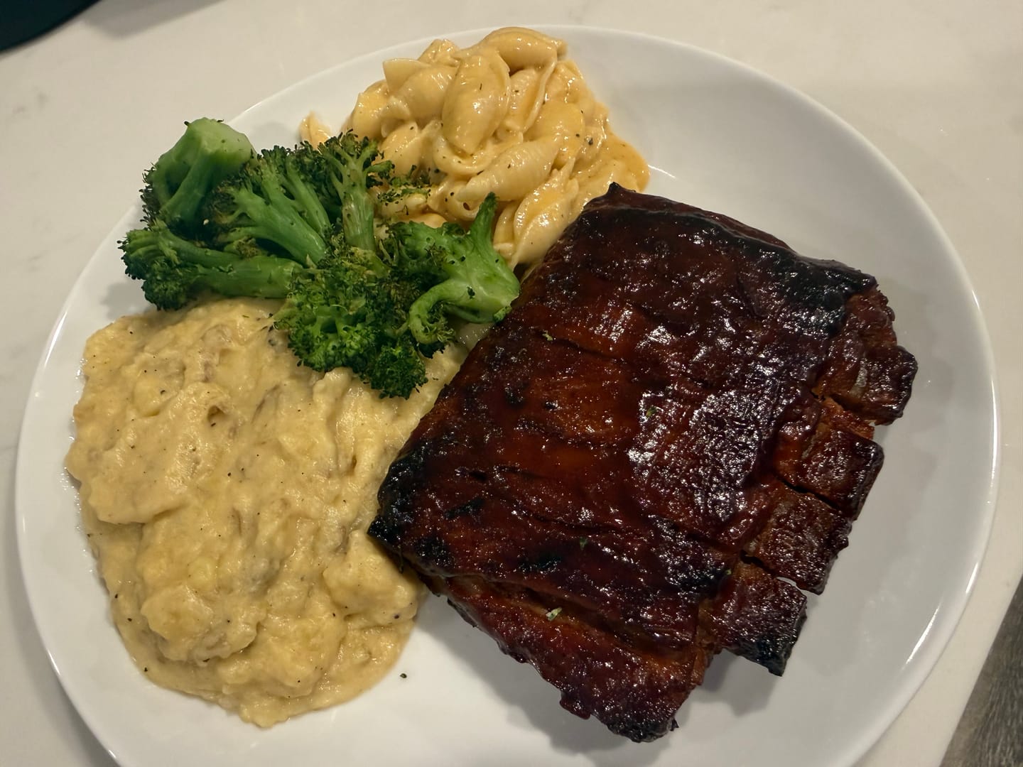 Customer photo review of Hot Vegan Honey Baby Ribs (1 Rack)