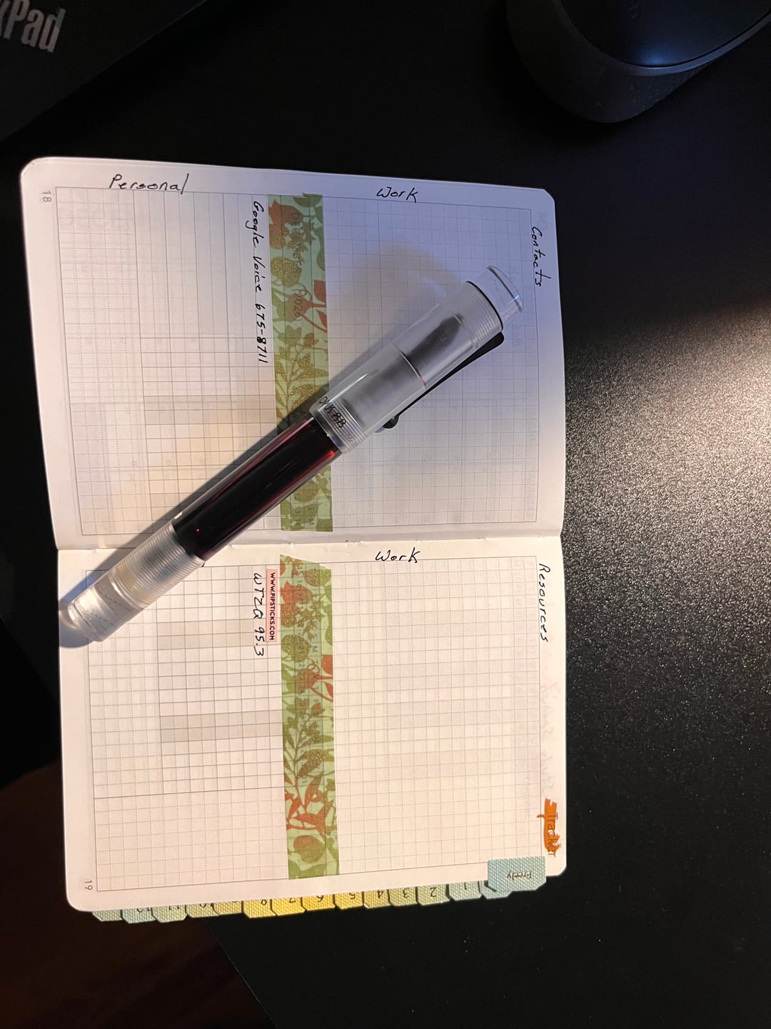 Customer photo review of PRE-ORDER | 2027 A6 Weekly Planner | All-in-One | Stacked Weekends