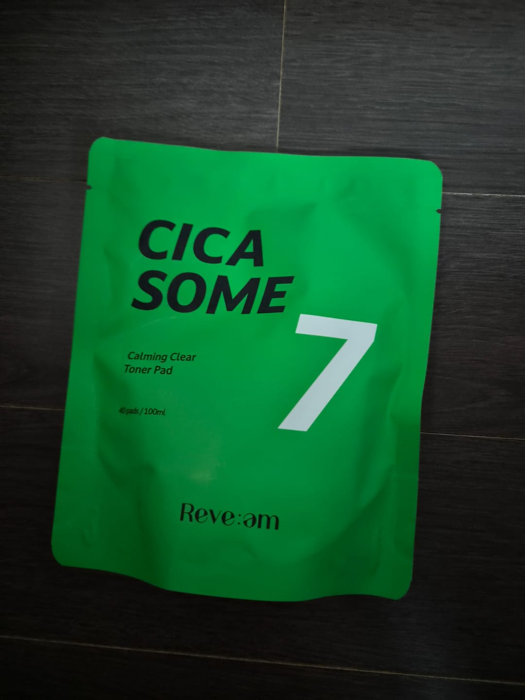 Customer photo review of Reve:am Cicasome Calming Clear Toner Pad 80 Pads
