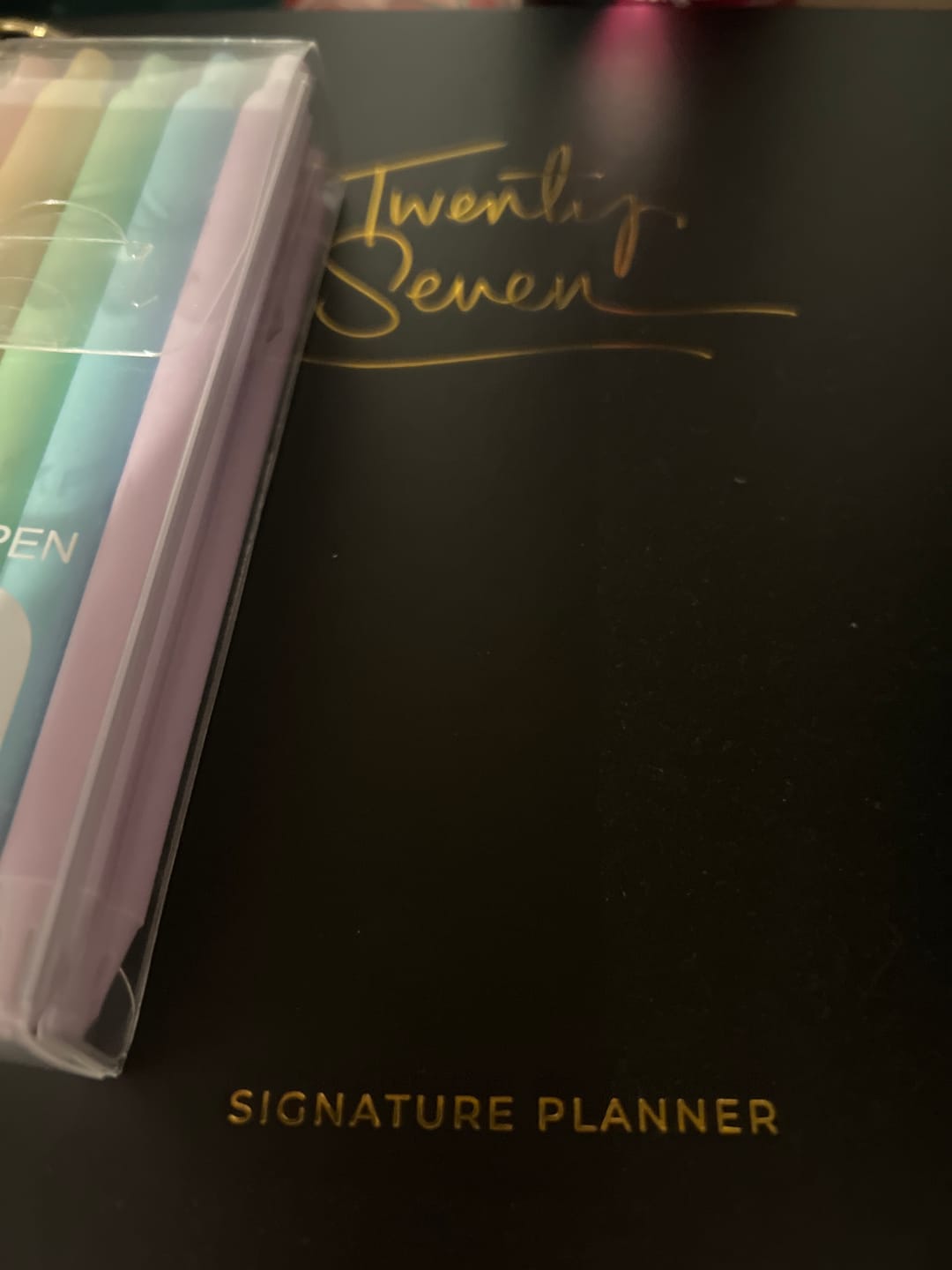 Customer photo review of 2027 Signature Weekly Planner - Black