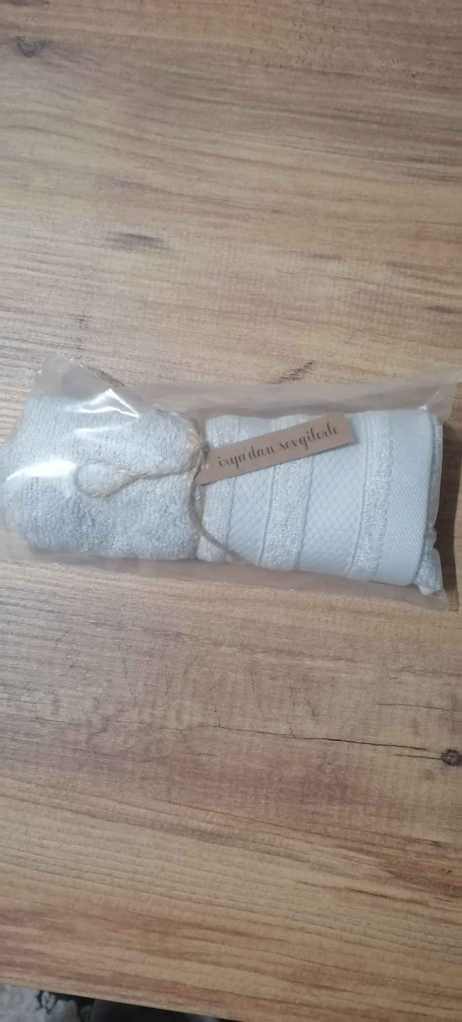 Customer photo review of Olwen Banyo Havlusu 70x140 cm Gri