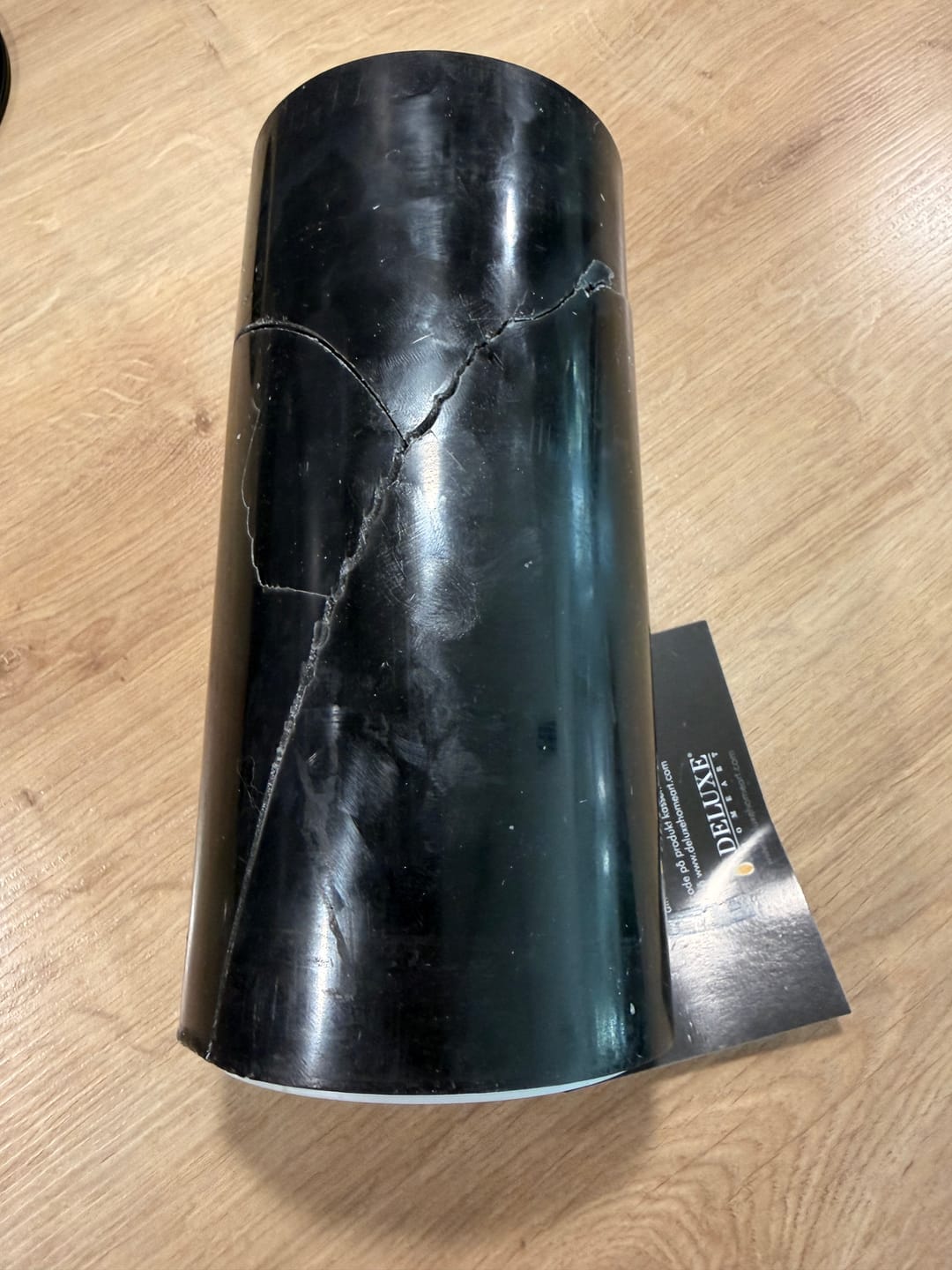 Customer photo review of LED Bloklys Ø 10 x 20 cm Sort