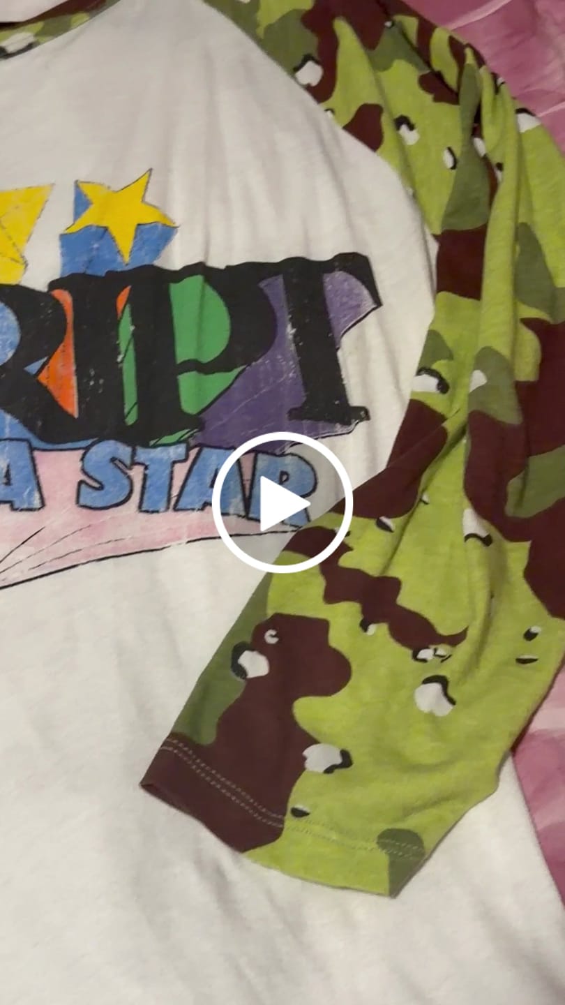 Customer video review of BORN A STAR CAMO RAGLAN