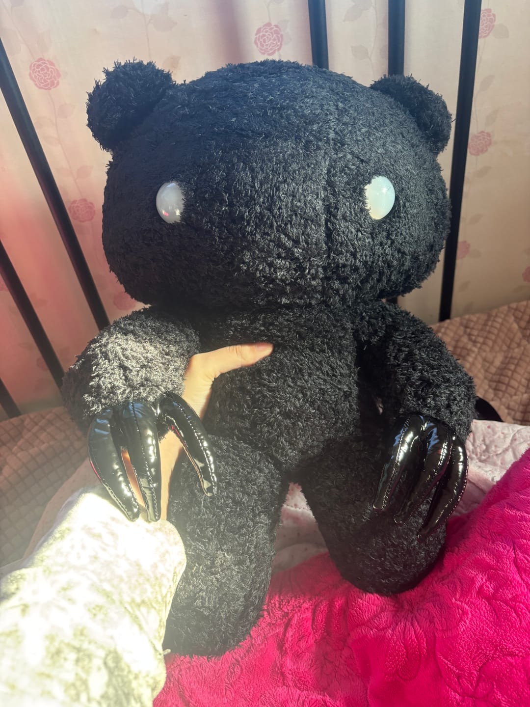 Customer photo review of Gloomy Bear Shadow Abstraction 18" Plush [BLACK]