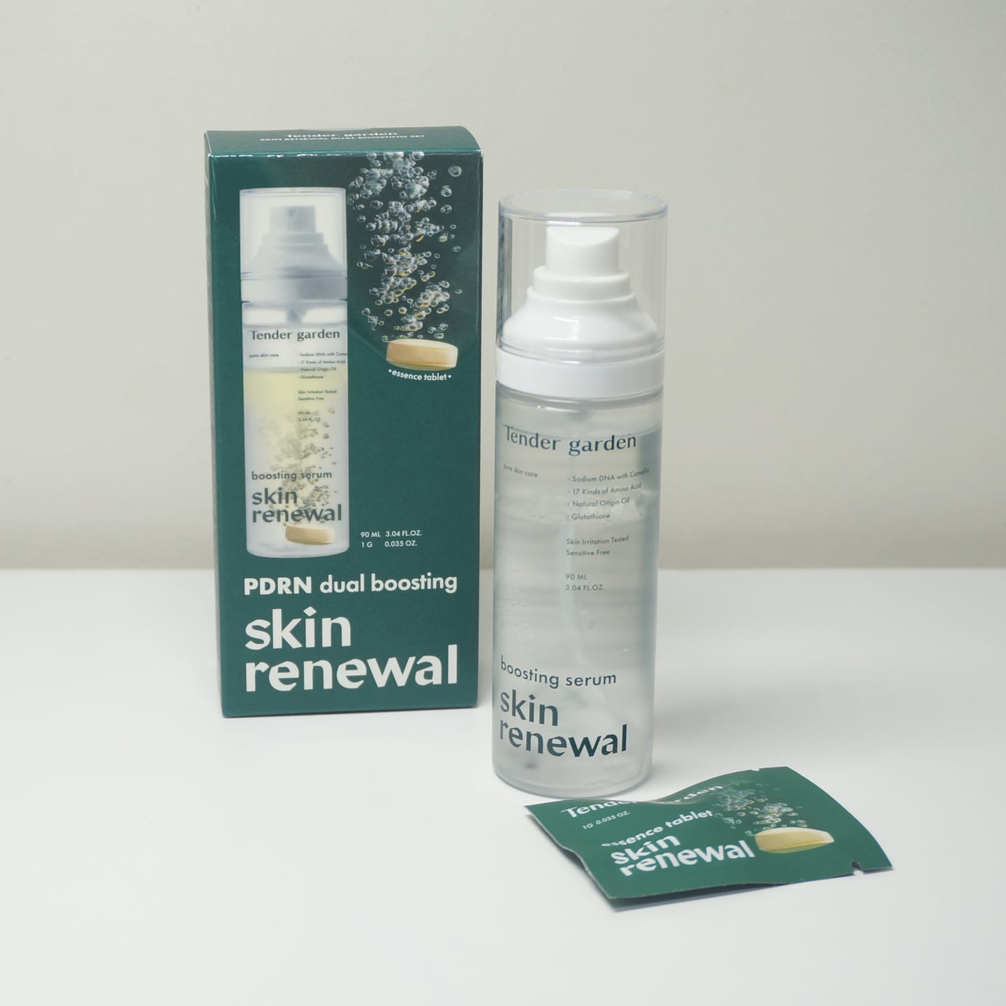 Customer photo review of Tender Garden Skin Renewal PDRN Dual Boosting Set 90ml
