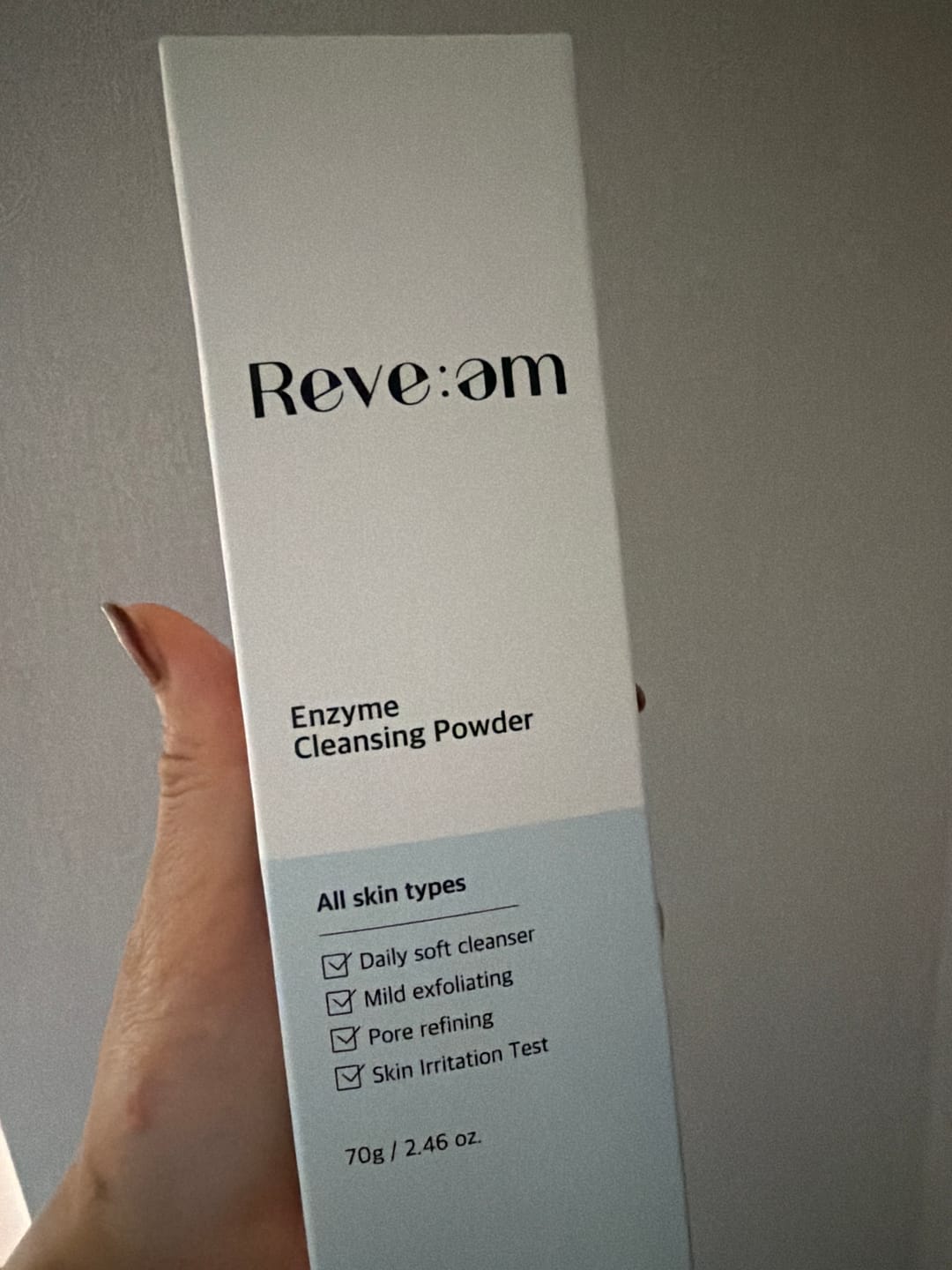 Customer photo review of Reve:am Enzyme Cleansing Powder 70g