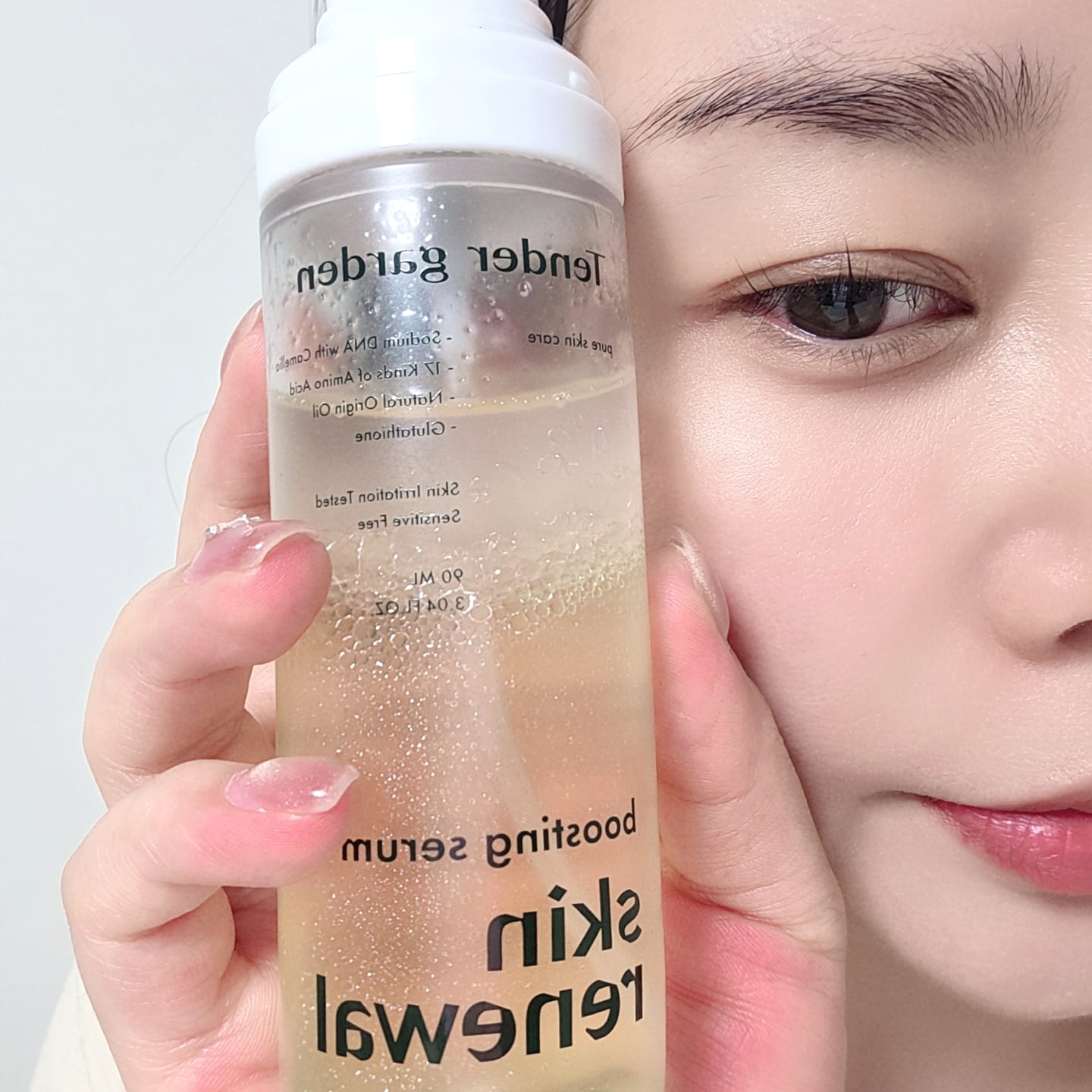 Customer photo review of Tender Garden Skin Renewal PDRN Dual Boosting Set 90ml