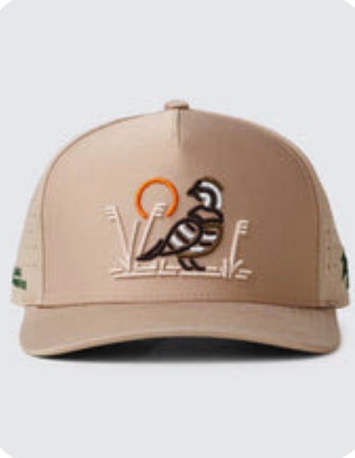 Customer photo review of Quail Trail Hat - Waggle x Quail Forever