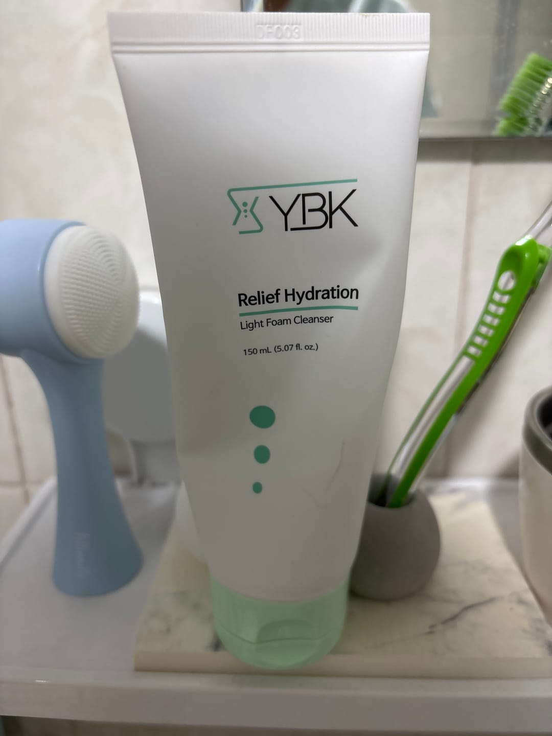 Customer photo review of YBK Relief Hydration Light Foam Cleanser 150ml