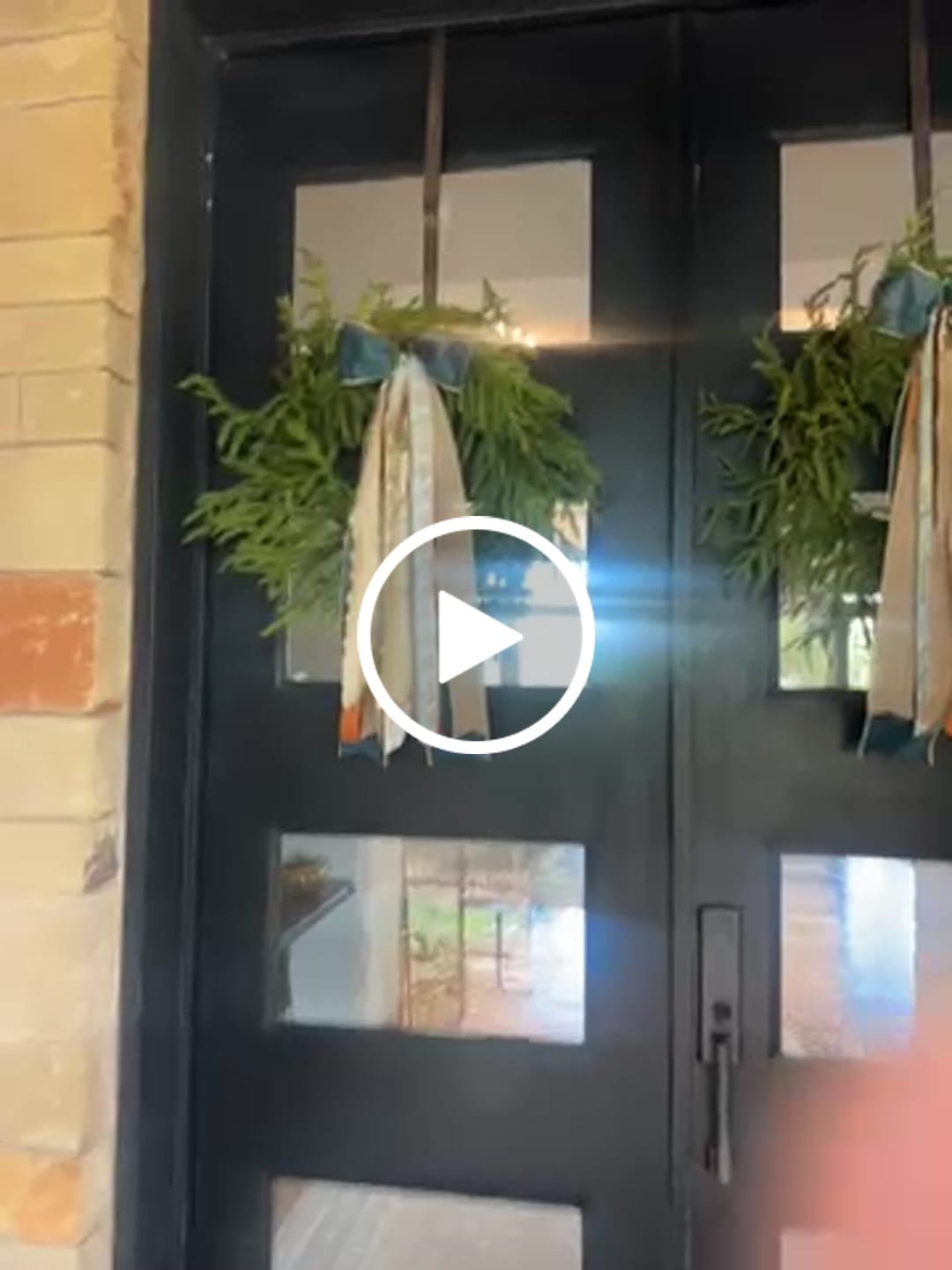 Customer video review of Copper Bloom Wreath Ribbon