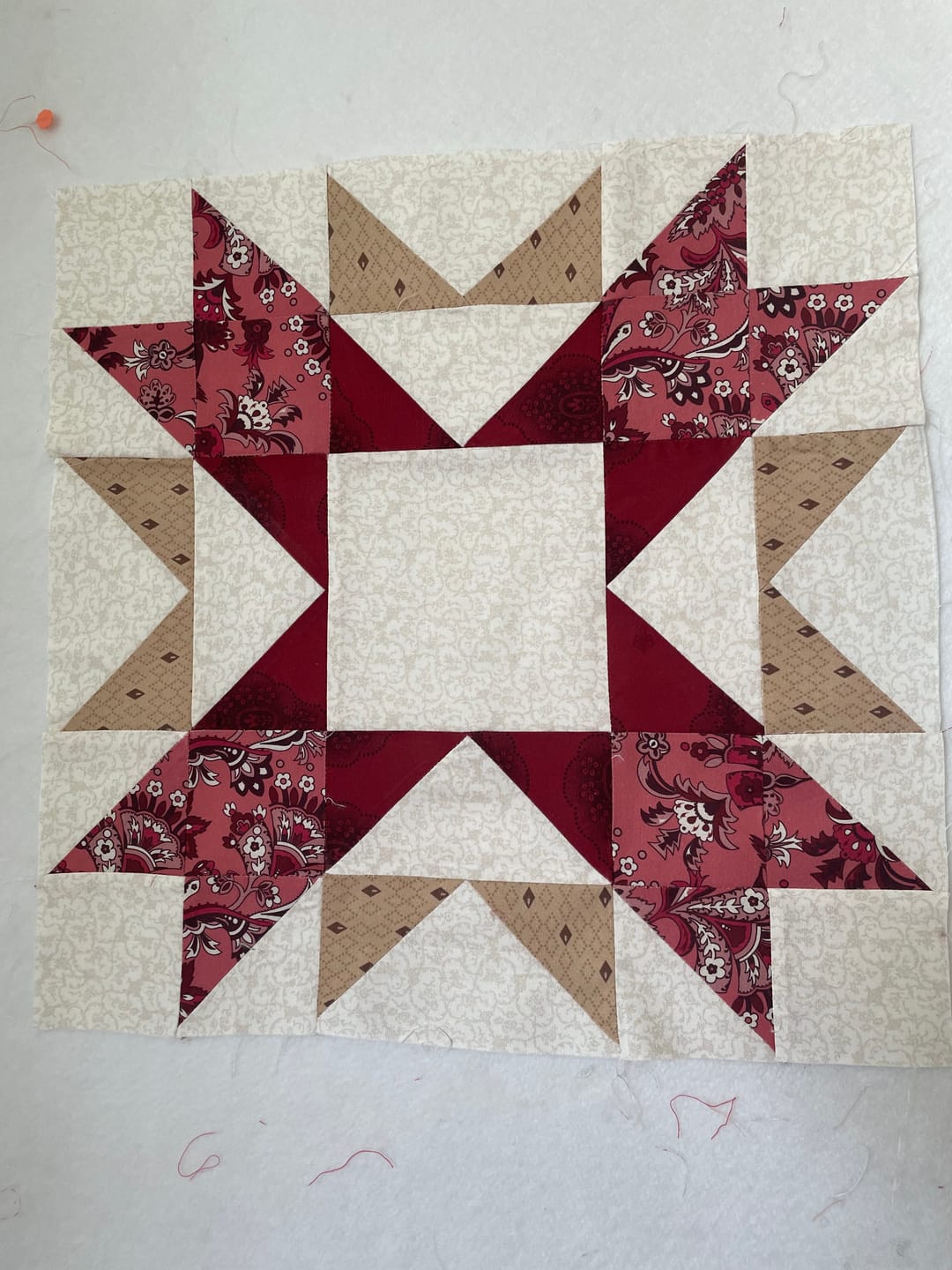 Customer photo review of Quilting Ruler 16-1/2" Square, Creative Grids