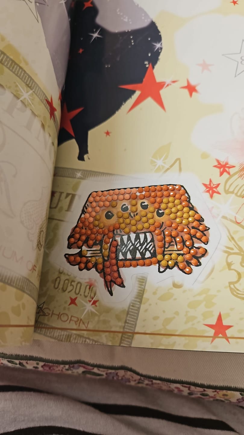Customer photo review of Harry Potter Crystal Art Sticker Pack