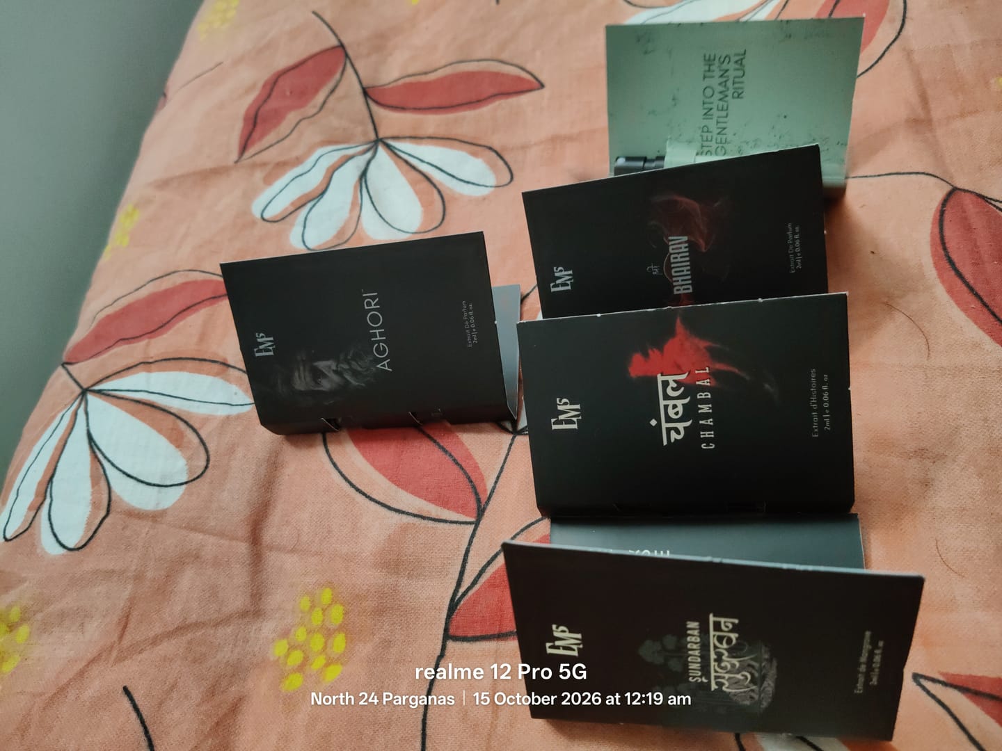 Customer photo review of The Premium Scents Pack of 5 Perfumes