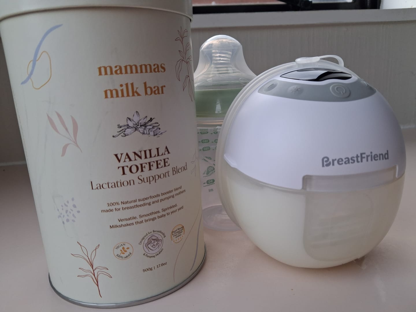 Customer photo review of Vanilla Toffee Lactation Blend