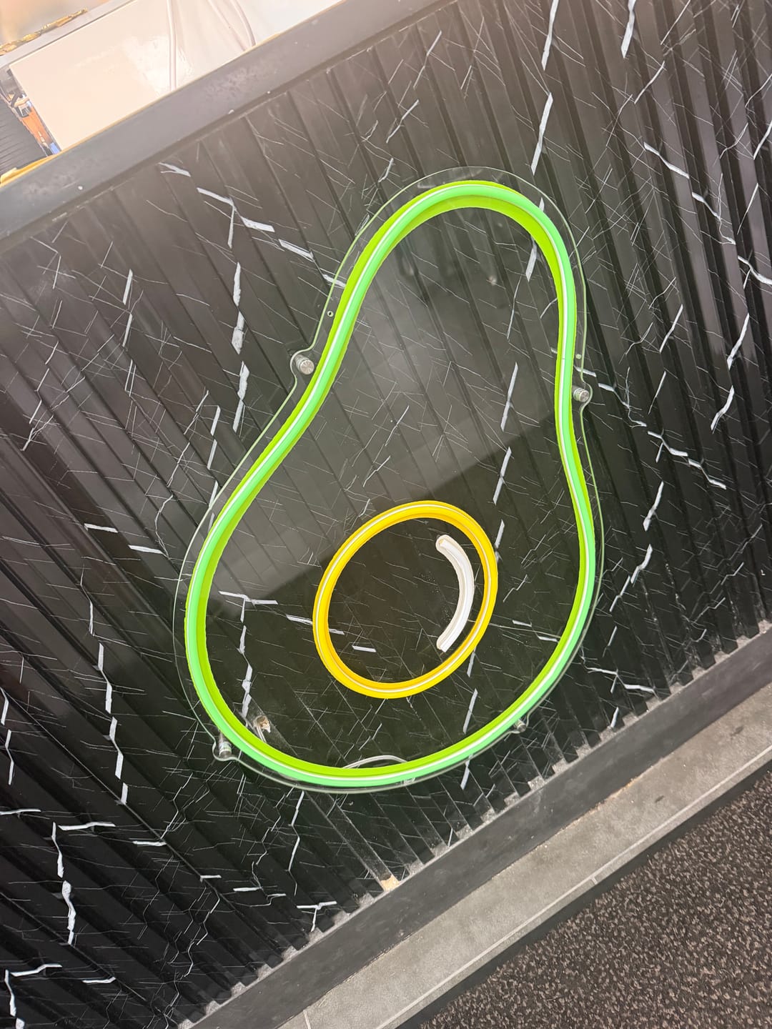 Customer photo review of AVOCADO | LED NEON SIGN ( 15 free keychains and 3 tabletop signs)