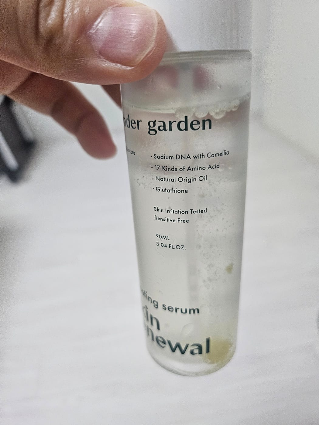 Customer photo review of Tender Garden Skin Renewal PDRN Dual Boosting Set 90ml