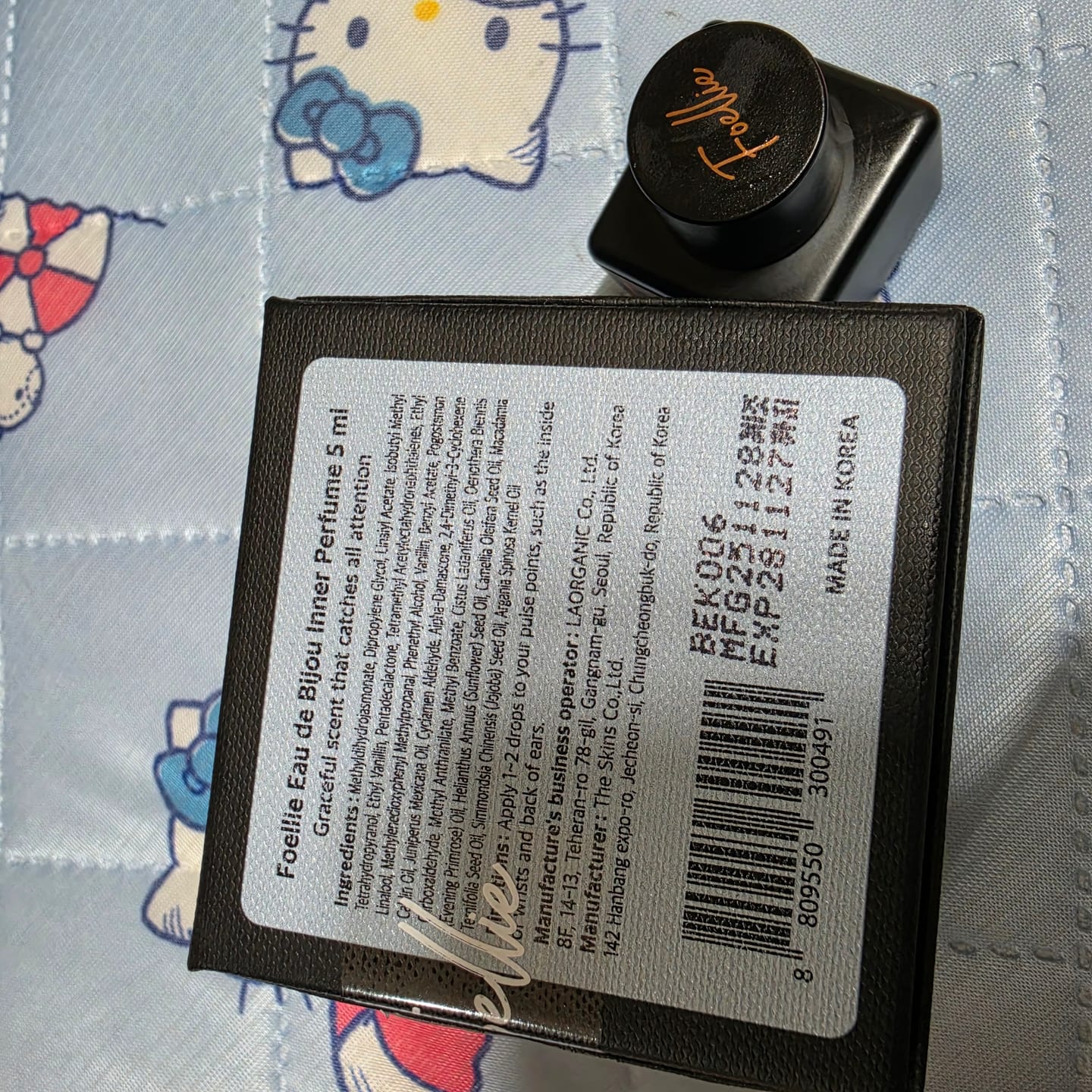 Customer photo review of Foellie Eau de Bijou Feminine Inner Perfume 5ml