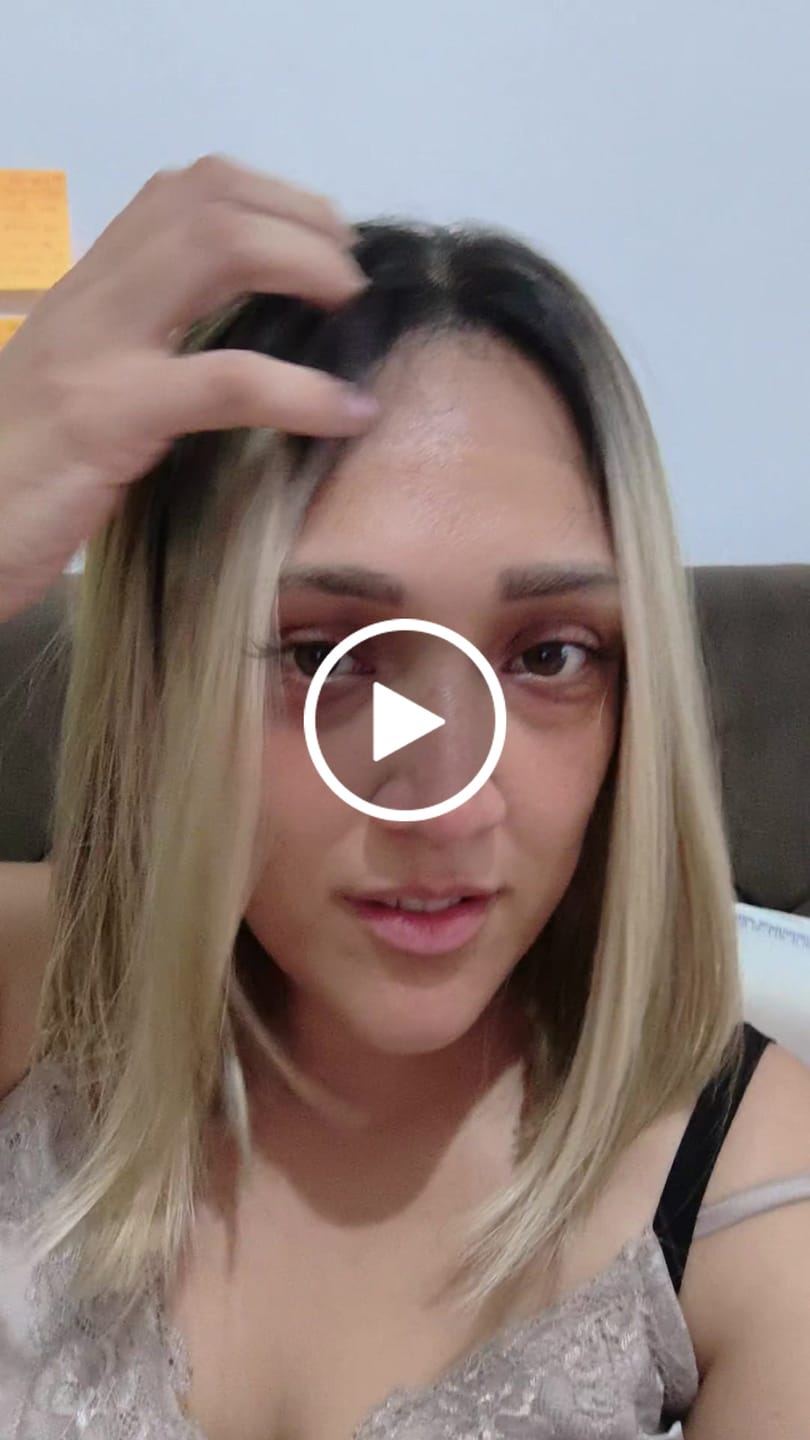 Customer video review of Lace Front Tela HD Lovenna Loira - Repartição Livre 13x4
