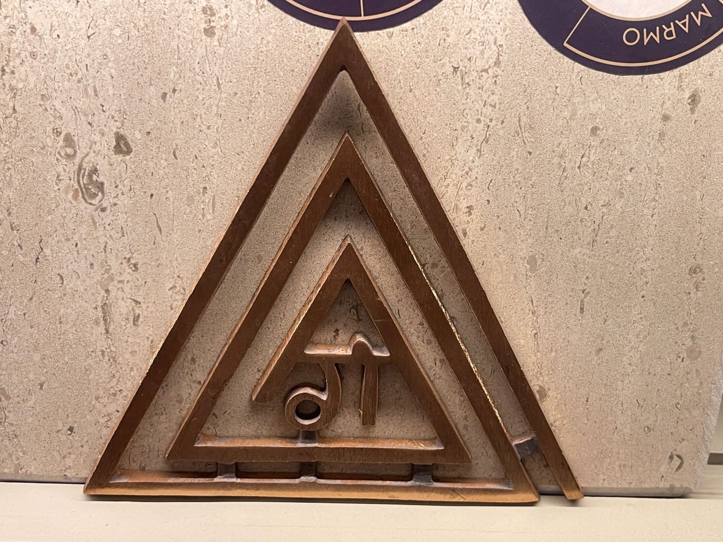 Customer photo review of Copper Triangle Ga (ग) Helix | Vastu Remedy for South-East Fire Zone Balance, Cash Flow & Kitchen Defects | 4–6 Inch
