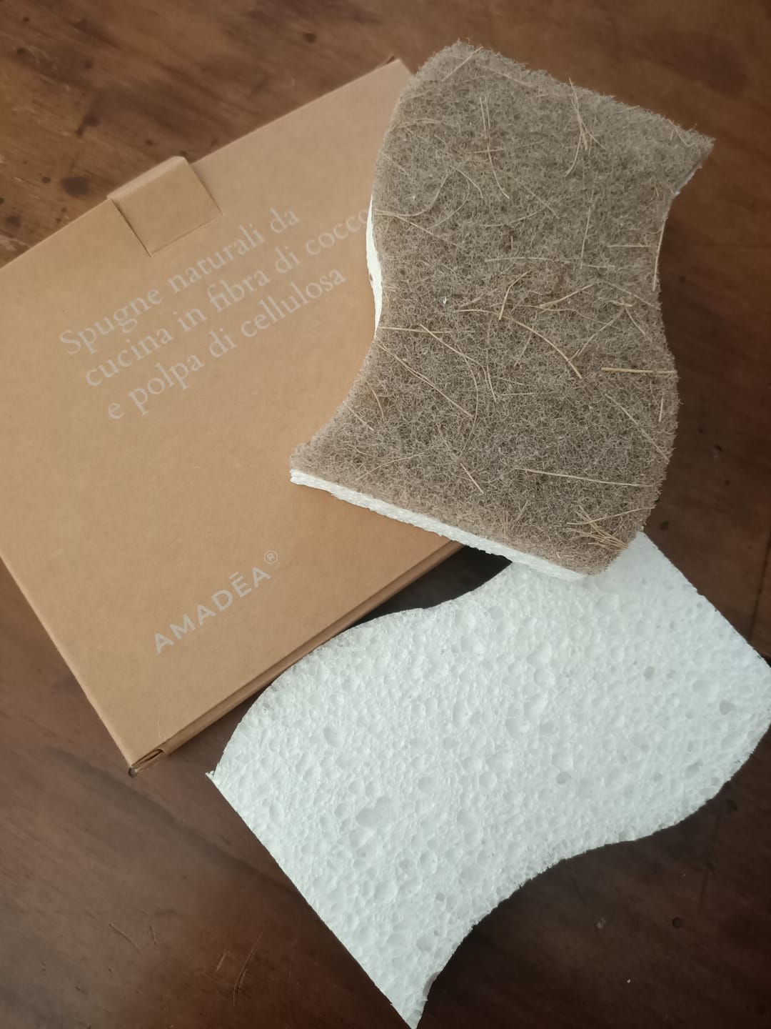 Customer photo review of Spugne Naturali da Cucina (Kit da 2)