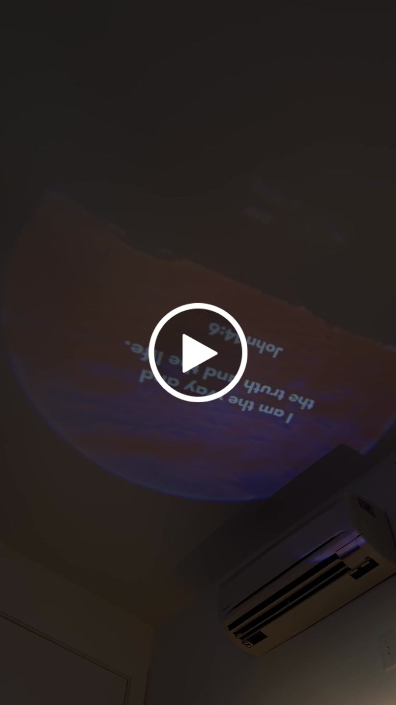 Customer video review of Kids Bible Projector | Learn Scripture at Bedtime (6 Free Verse Discs Included)