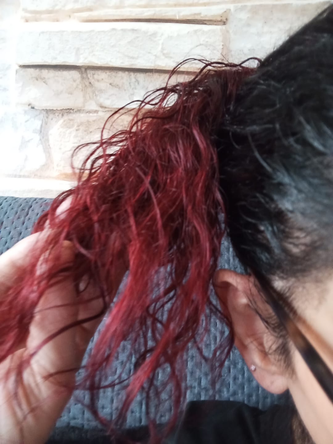 Customer photo review of Mattie Fire - Vegan Semi-Permanent Direct Dye Hair Color Cream 210 ml