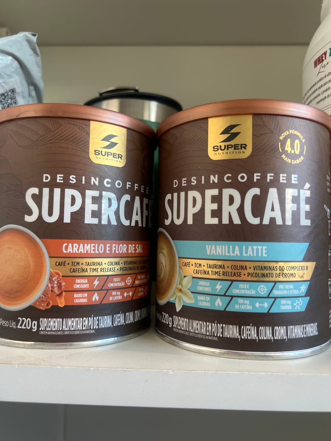 Customer photo review of Supercafé Vanilla Latte